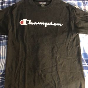 Black champion shirt